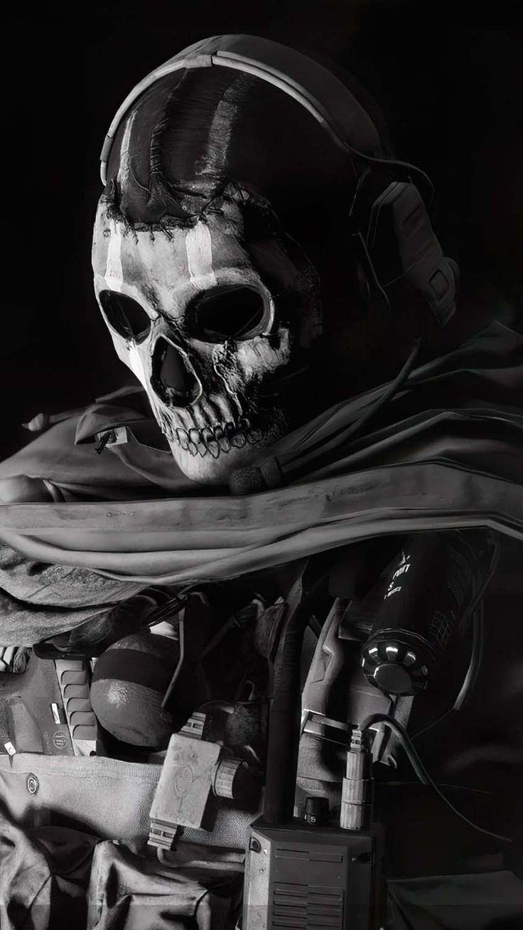 736x1308 Ghost Modern Warfare iPhone Wallpaper