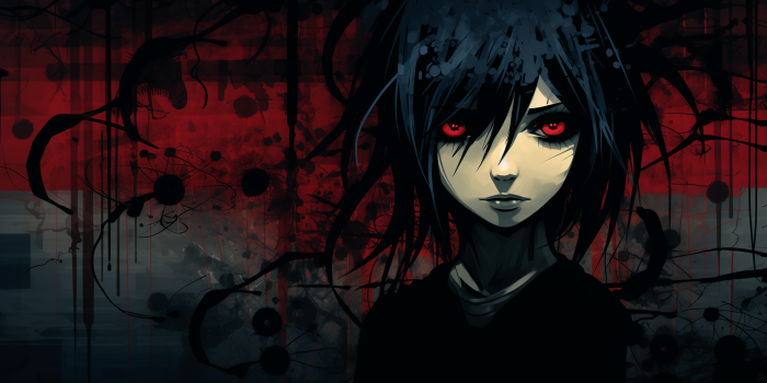 2912x1632 Emo Anime Style HD Wallpaper by Laxmonaut