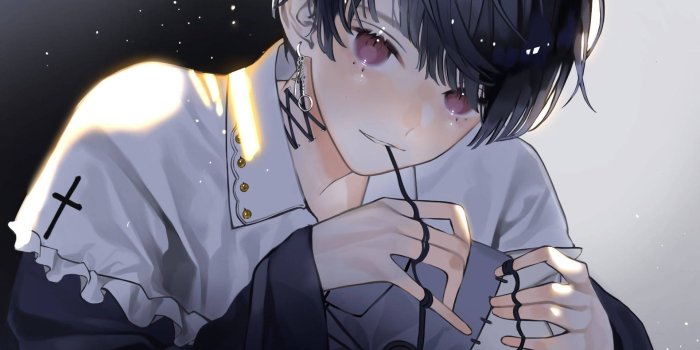 1920x1805 Dark Emo Boy Edgy Anime Pfp Wallpaper