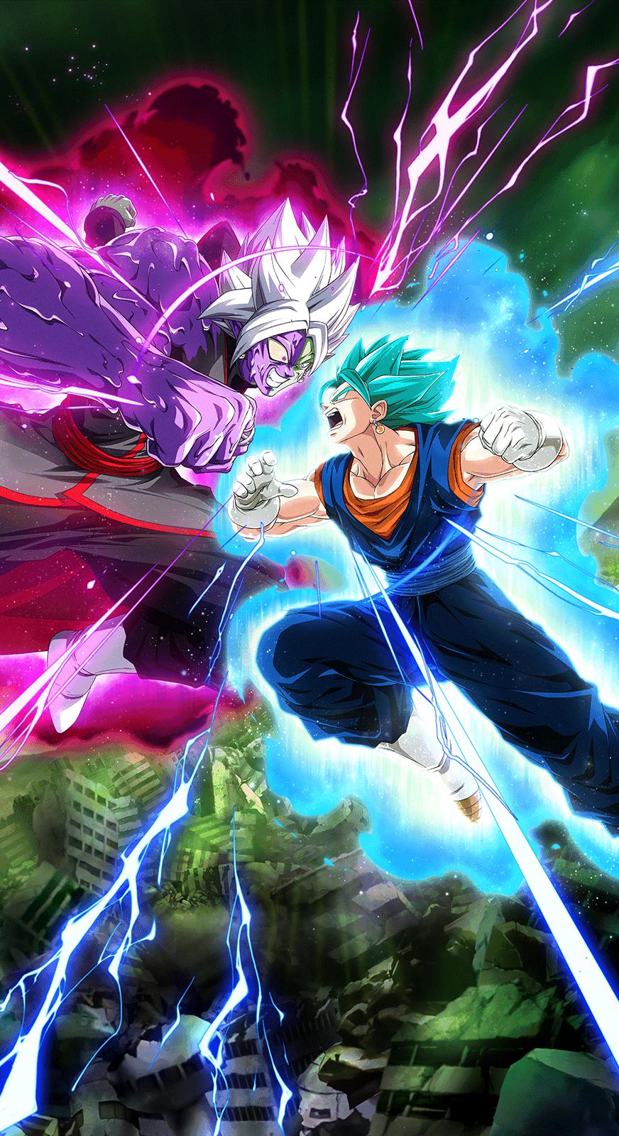 872x1600 quality Vegito and Zamasu Wallpaper