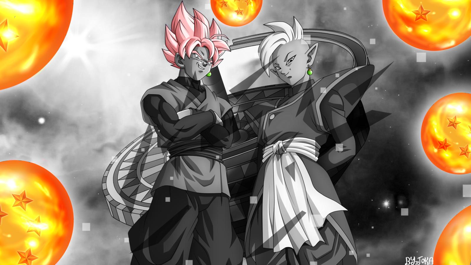 1920x1080 Zamasu & Black by JOKAXD