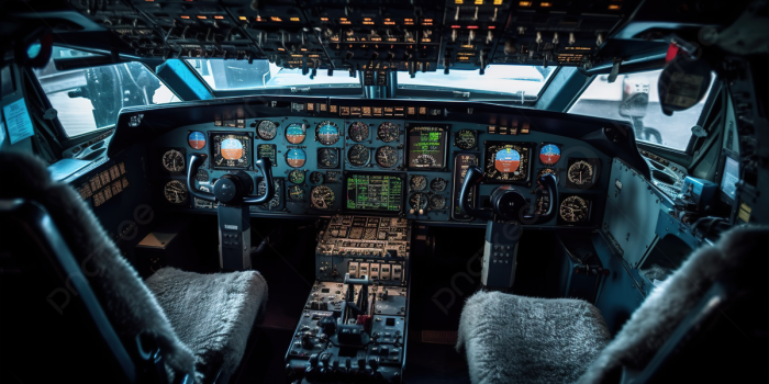 1200x673 The Cockpit Of An Airplane Cockpit On A