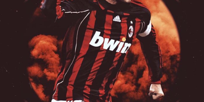 1080x1920 Paolo Maldini Portrait Design Wallpaper