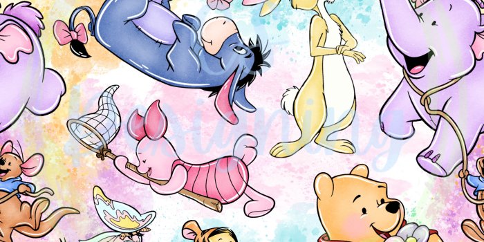 3000x3000 Pooh Wallpaper - Etsy