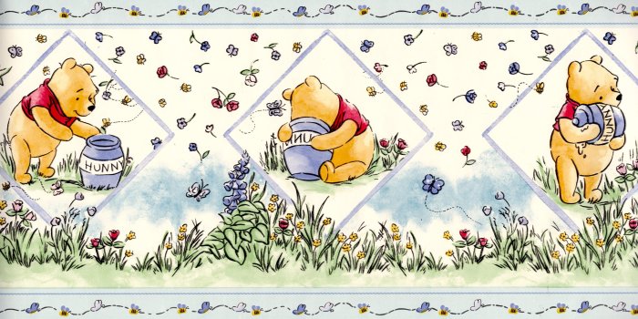3000x1595 Disney Cartoon Pooh Wallpaper Borders