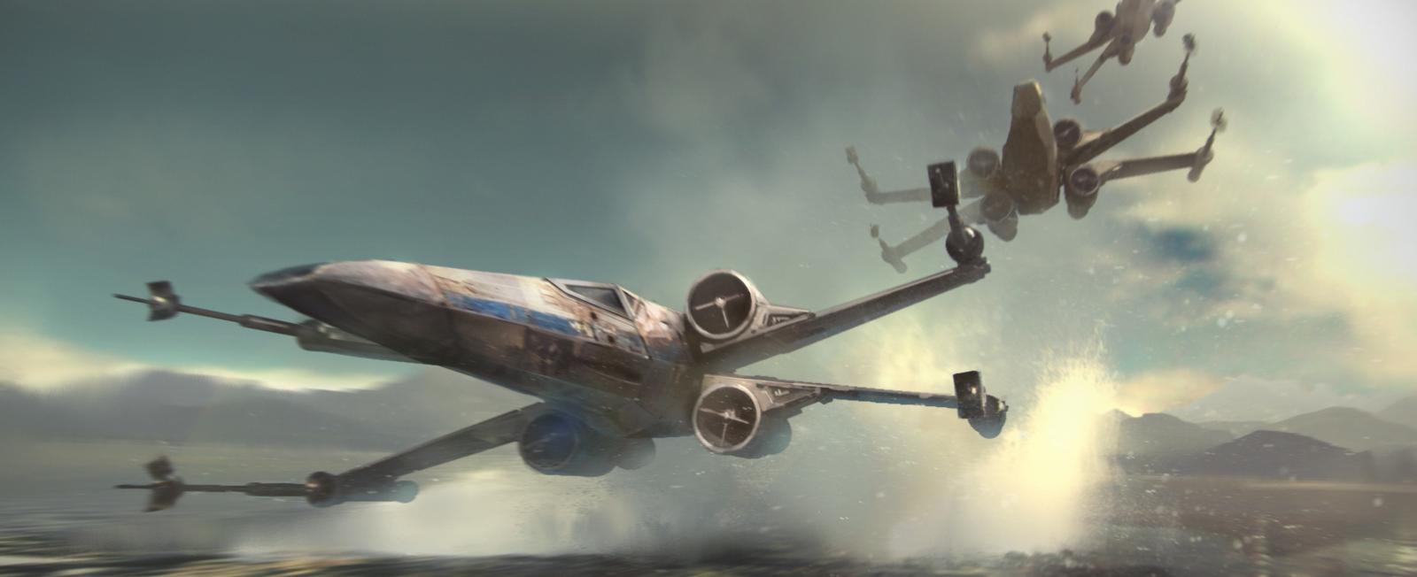 3442x1403 X-Wing, Star Wars: Episode VII