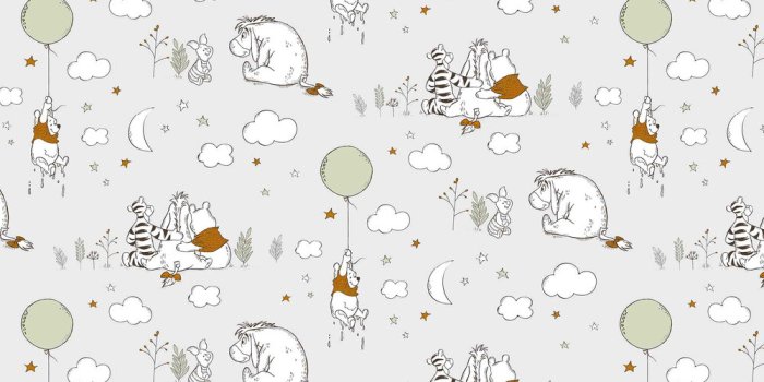 1000x1000 Kids @ Home Wallpapers Winnie The Pooh Up Up & Away 108594