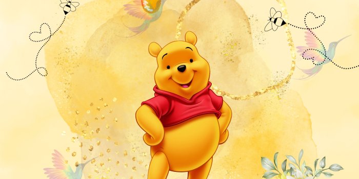 2000x1684 Pooh Wallpaper - Etsy