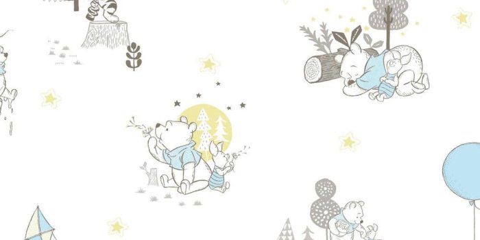 1000x1000 RMK11798WP Disney Winnie The Pooh Playmates Peel & Stick Wallpaper