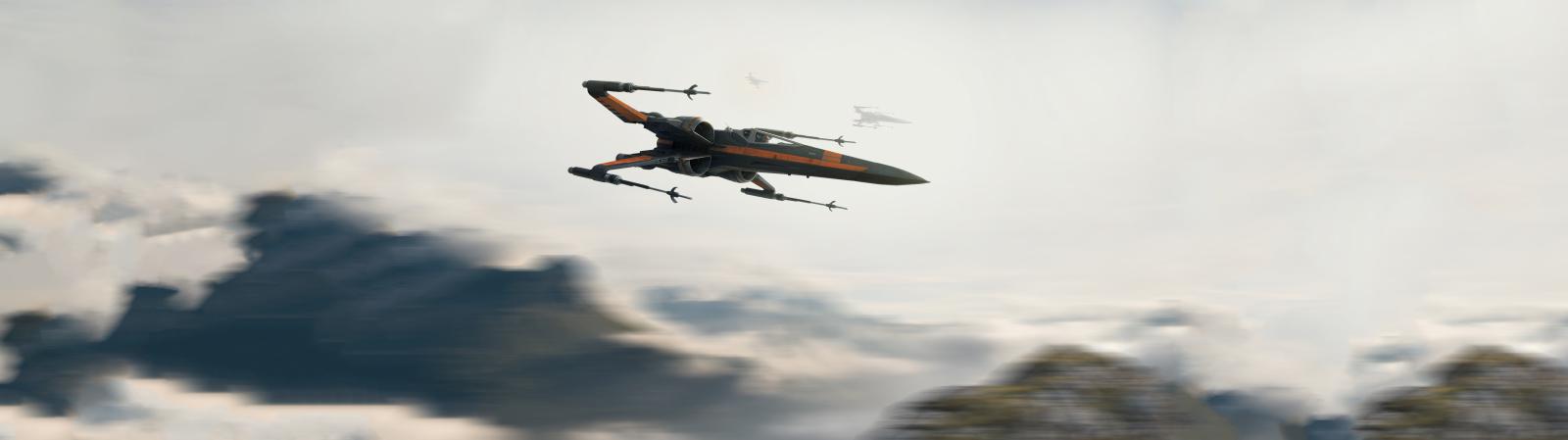 5244x1474 ultrawide, X-wing, Star Wars