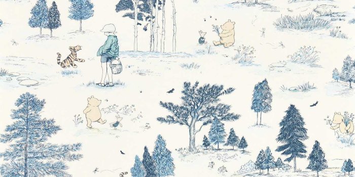 1366x1366 Winnie The Pooh Wallpaper Sample | Silk