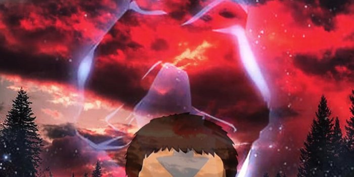 1124x2500 Aang meditating wallpaper I made