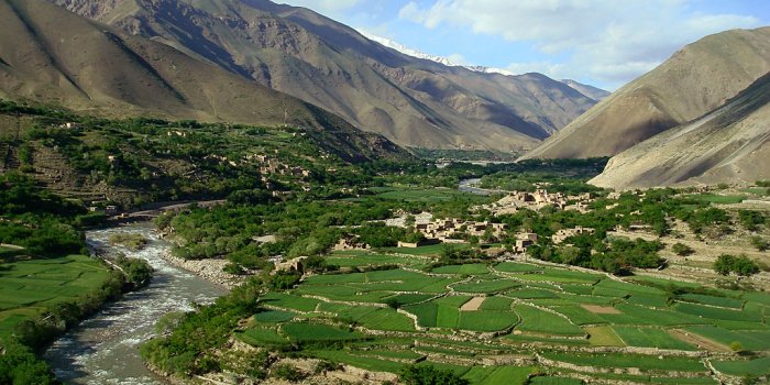 1024x768 Panjshir Valley, Afghanistan | View of