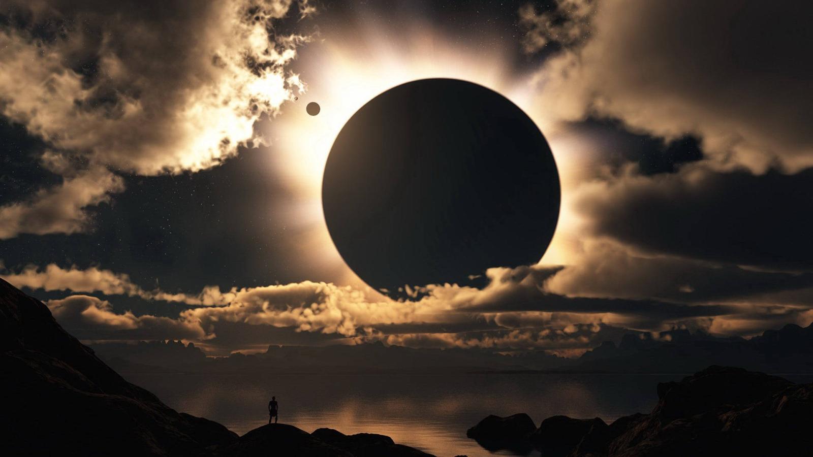 1920x1080 Full Hd Tablet Solar Eclipse Wallpaper