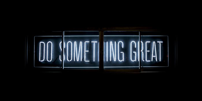 2880x1800 Do Something Great Wallpaper 4K, Neon