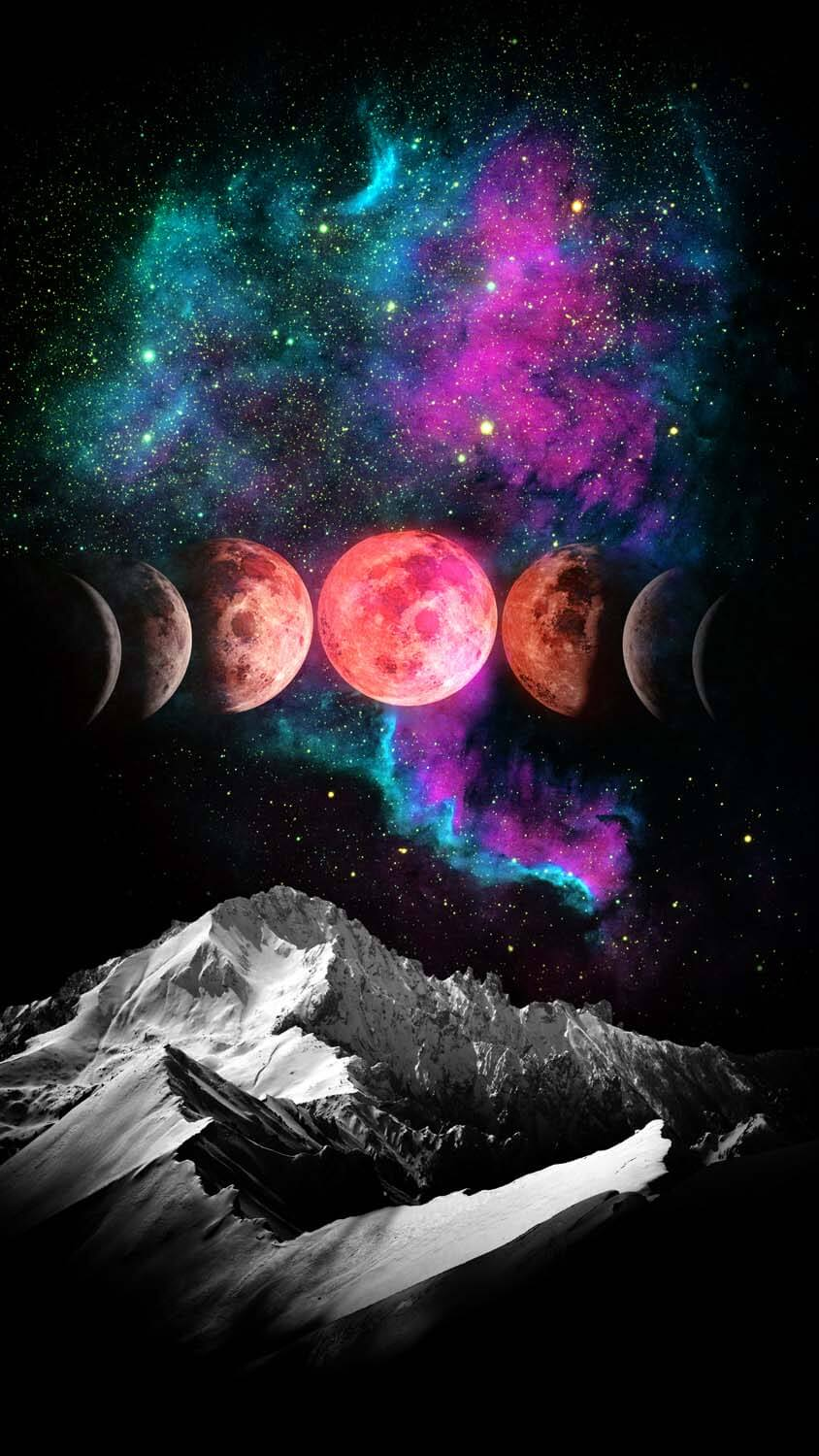 844x1500 Solar Eclipse IPhone Wallpaper HD