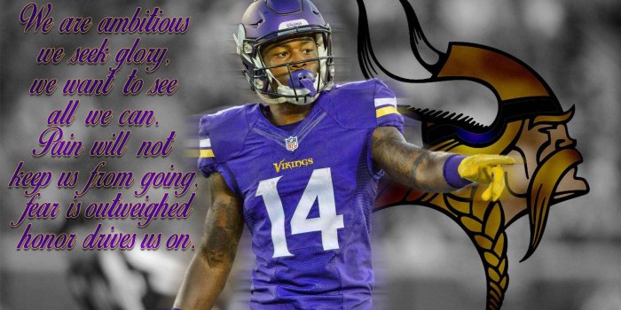 1920x1080 Stefon Diggs Vikings Logo Wallpaper