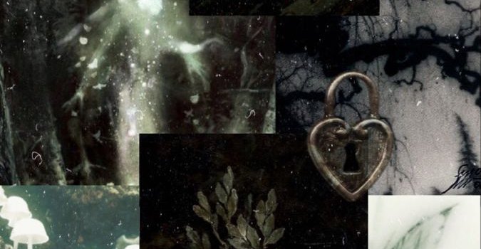 675x1200 fairycore dark wallpaper collage