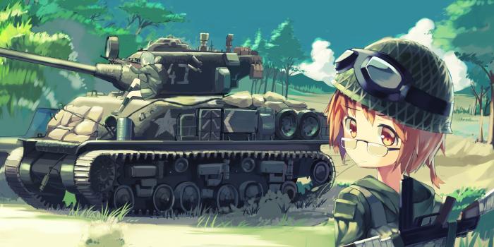 3200x2000 Anime, tank, Military, War Girls