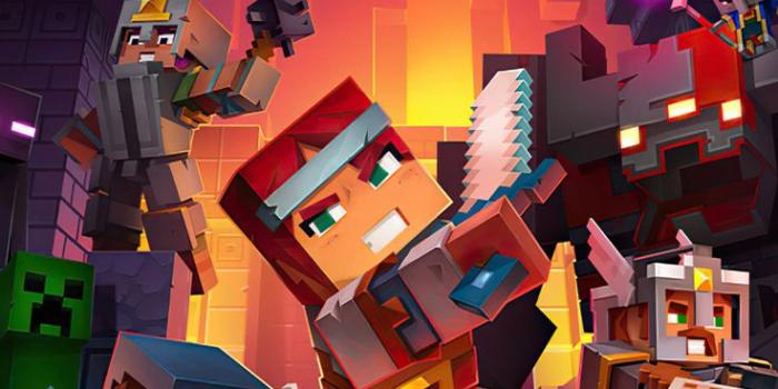 736x1308 Minecraft Dungeons Game Poster 4K Ultra