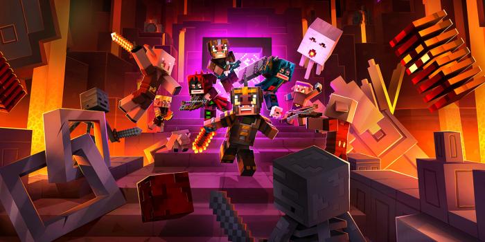 1600x675 Minecraft Dungeons for Xbox One and