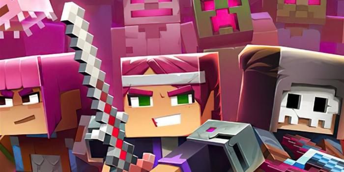 1125x2436 minecraft dungeons ultimate edition 4k