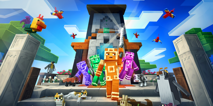 2560x1440 Minecraft Dungeons Wallpaper