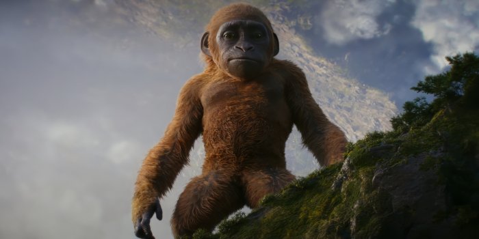 2560x1024 Download wallpaper 2560x1024 baby kong