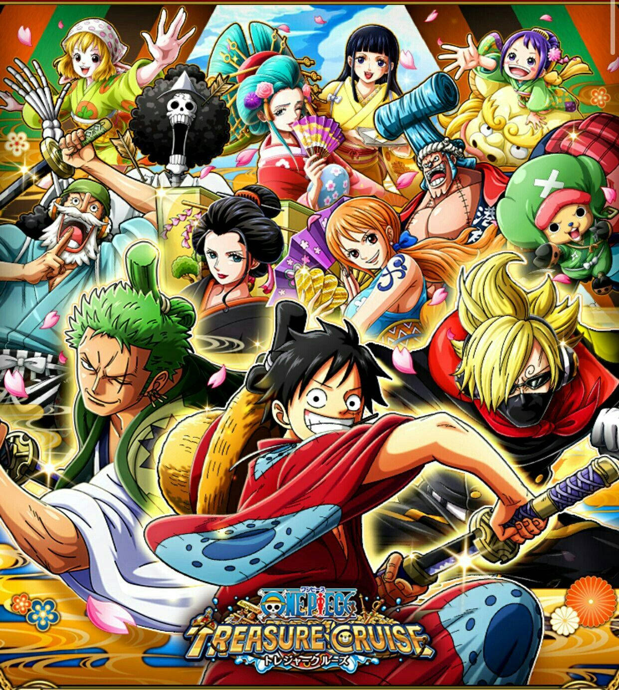 1241x1382 Download One Piece Wano Treasure Cruise