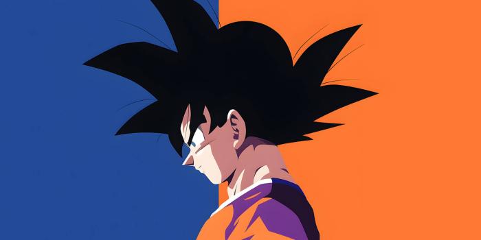 1536x864 Goku Minimalist Desktop Wallpaper