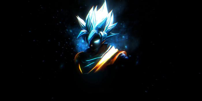 1920x1080 Abstract Son Goku Super Saiyan Blue