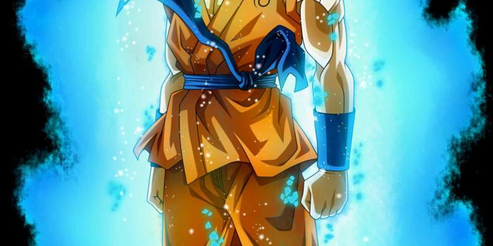 1900x3800 Goku Blue Hair Wallpapers