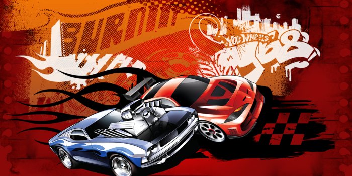 1680x1050 Hot Wheels Racing Cars Wallpaper