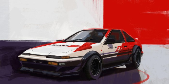 1920x1084 Toyota AE86 Trueno Inıtial D [1920x1080