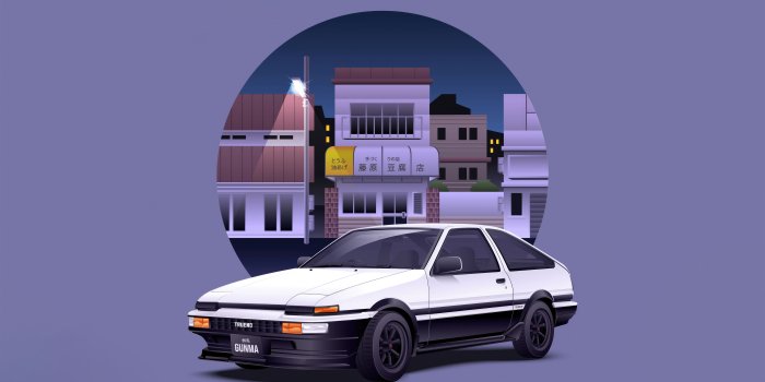 5120x2880 Toyota Sprinter Trueno Ae86 Iniital D