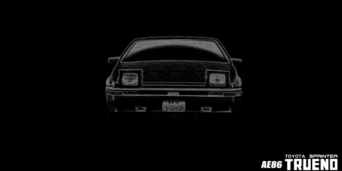 1920x1080 AE86 Sprinter Trueno (Initial D) by Ganta_