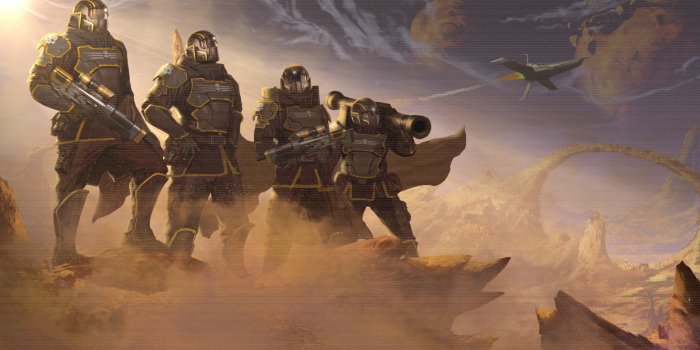 1920x1080 Helldivers Game Squad HD Wallpaper