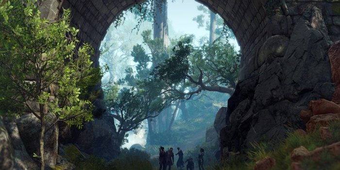 1920x1080 Download wallpaper forest, bridge