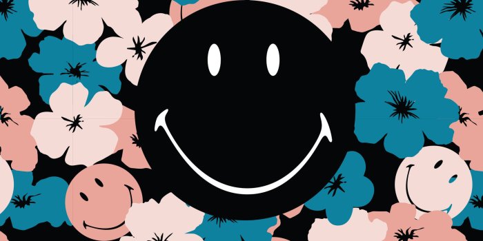 1920x1920 Preppy Smiley Face HD Wallpapers