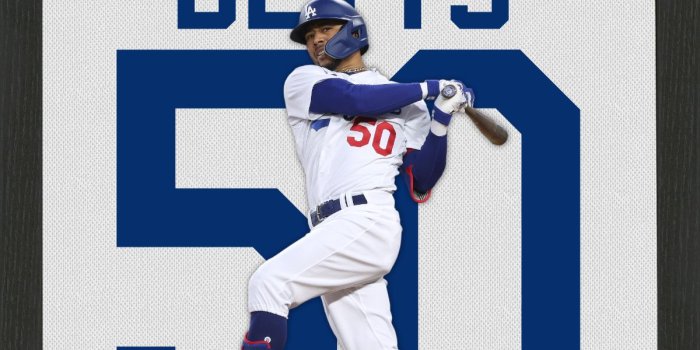 1200x1200 Highland Mint Mookie Betts Los Angeles Dodgers Impact Jersey Frame