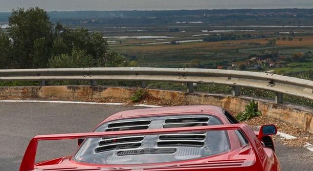 640x1432 Ferrari F40 Legacy Tour wallpapers for