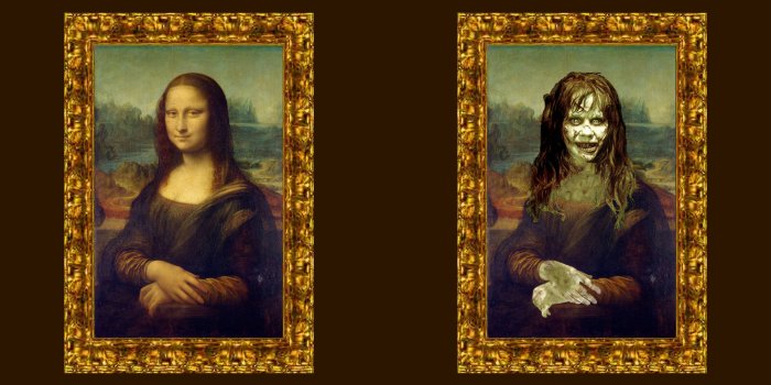 1920x1080 Download Creepy Mona Lisa Wallpaper
