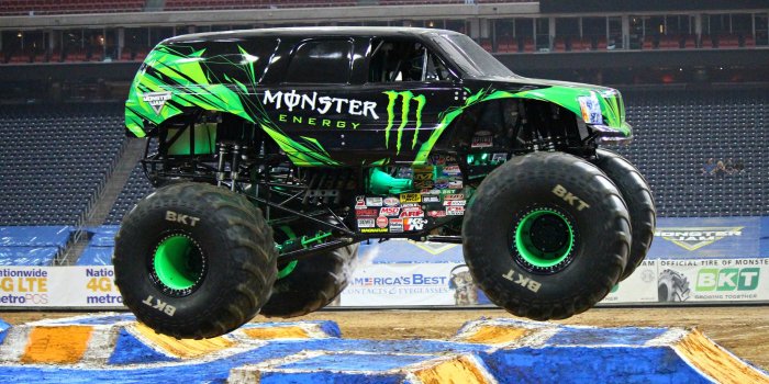 2048x1365 Monster Energy Truck Stock Photo