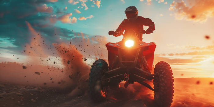 2912x1632 Thrilling Quad Adventure at Sunset - HD