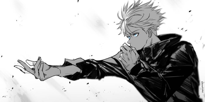 1920x1110 Download Gojo Satoru Manga Wallpaper