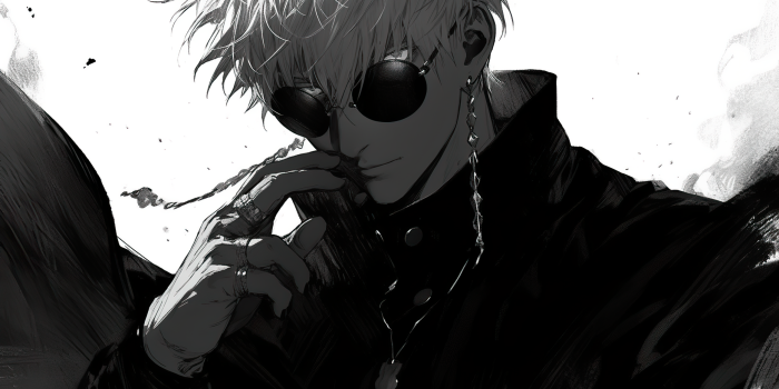 2563x1436 Satoru Gojou Manga Wallpaper by patrika