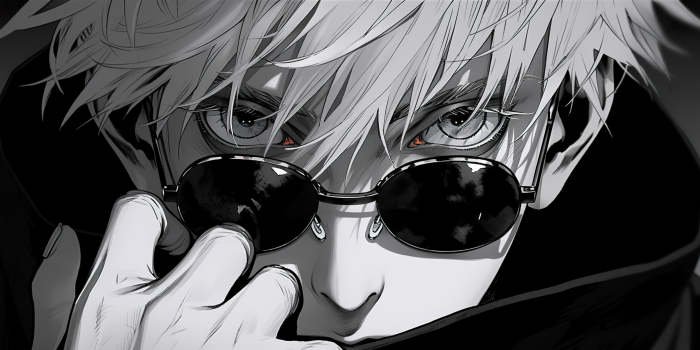 2563x1246 Epic Gojo Satoru Manga Wallpaper by patrika