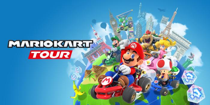 2560x1440 Mario Kart Tour Art Wallpaper - Cat