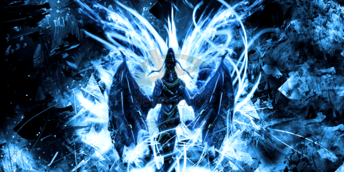 1280x800 Blue dragon, Cool dragons