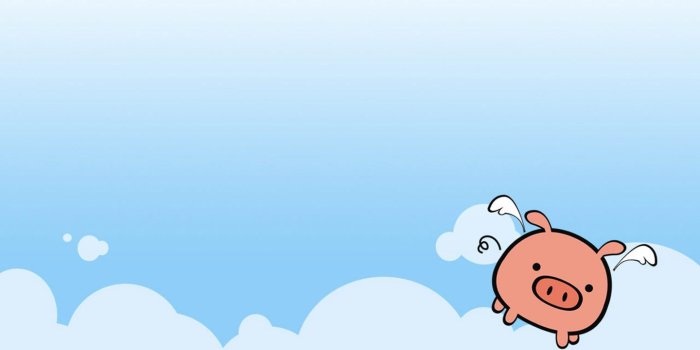 1440x900 The cute pig illustrator wallpaper